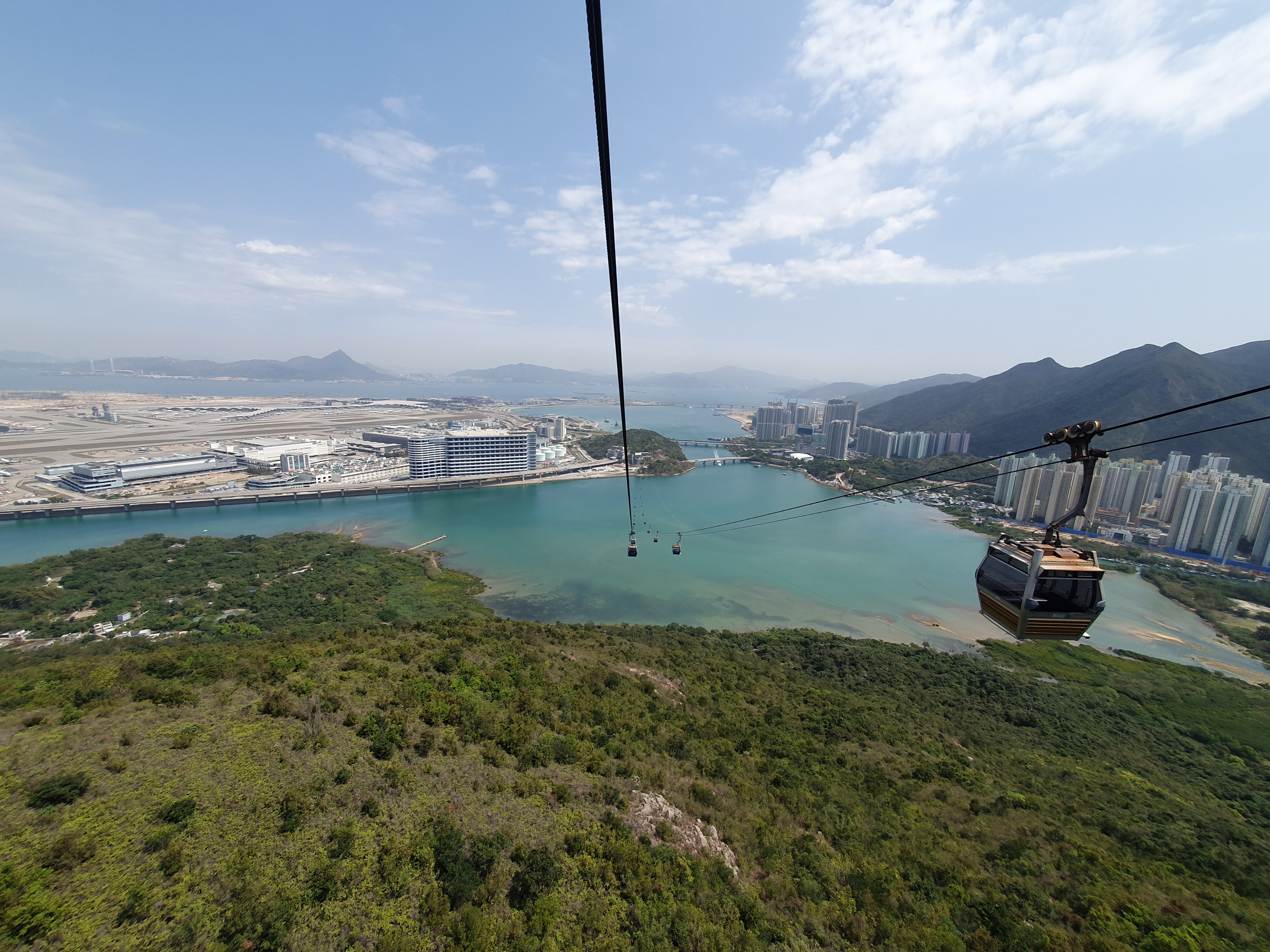 Magneto-inductive rope testing of the Ngong Ping cable car in Hong Kong